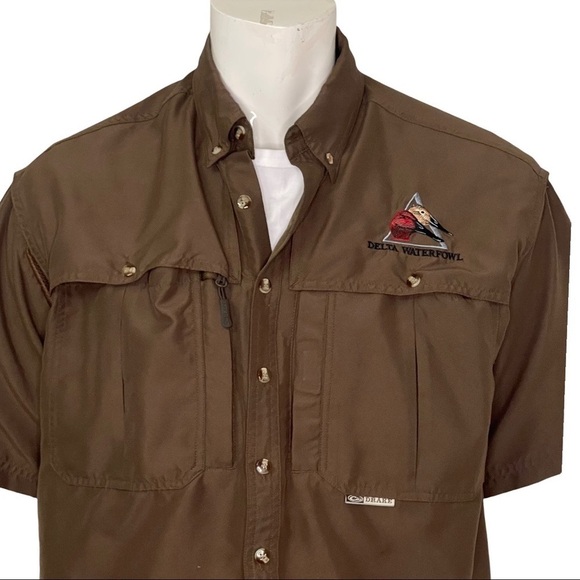 Drake Vented Wingshooter's Short Sleeve Casual Lightweight Shirt Mens Me… - Picture 3 of 12